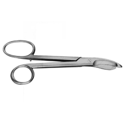 Tijera Bruns dentada para yesos 24 cm